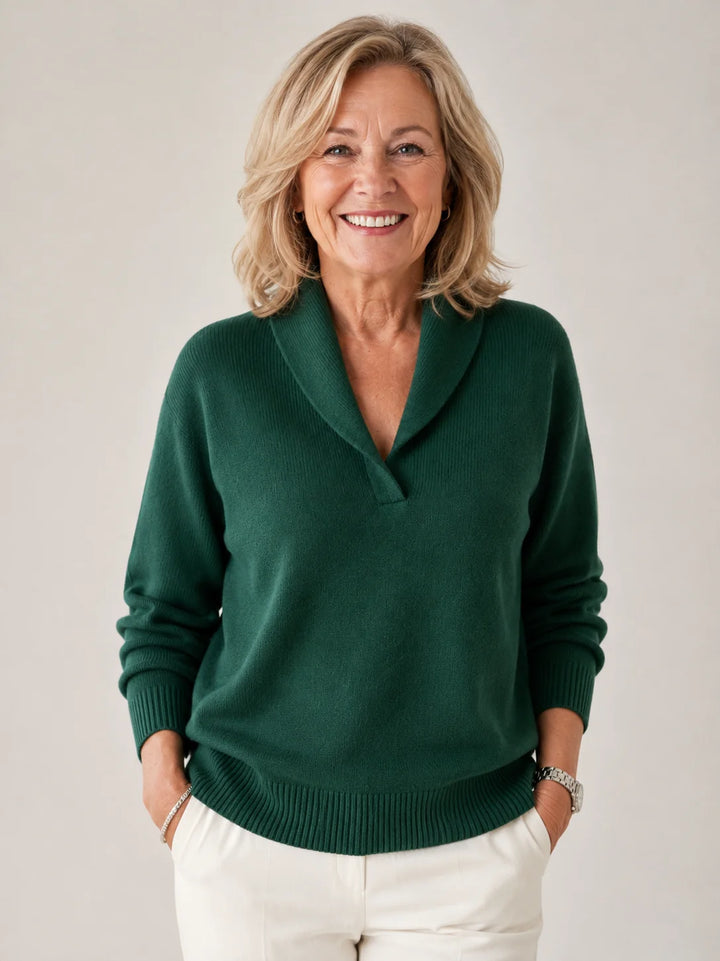 Soft V-Neck Jumper for Women