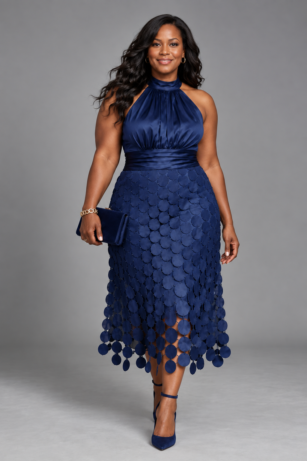 Wunmi | Elegant Dress with Bow Detail