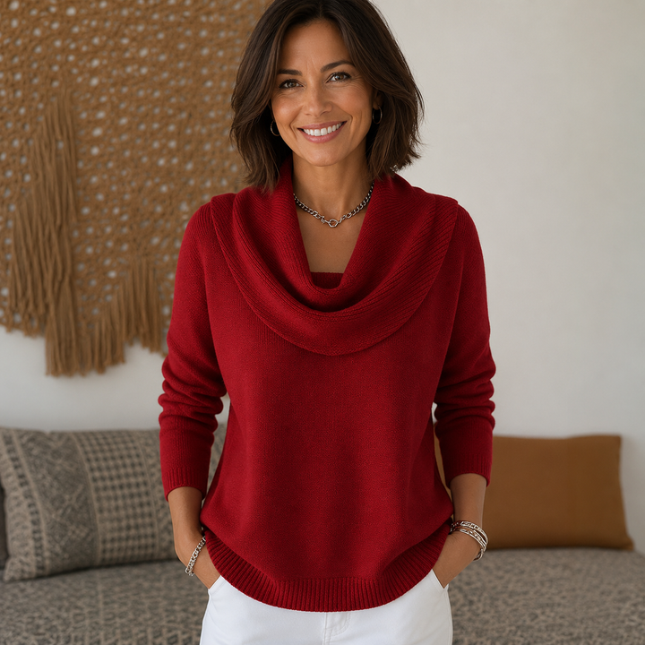 Cowl Neck Jumper for Women