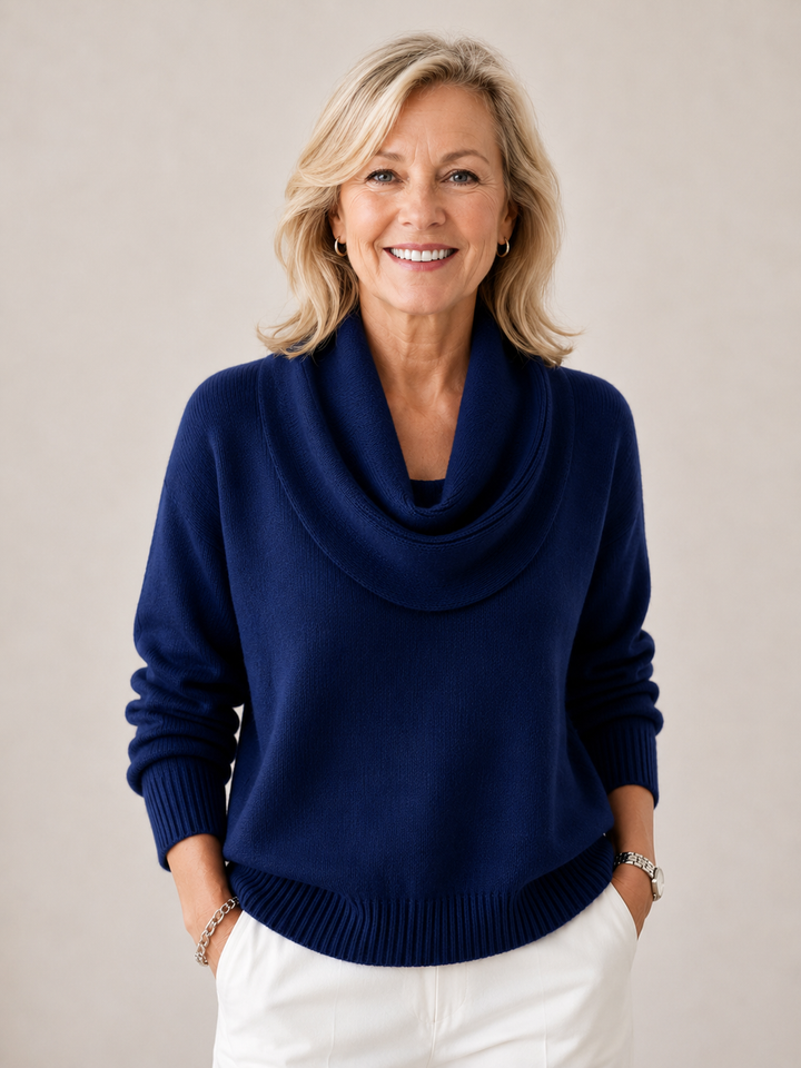 CELINE | COWL NECK JUMPER FOR WOMEN