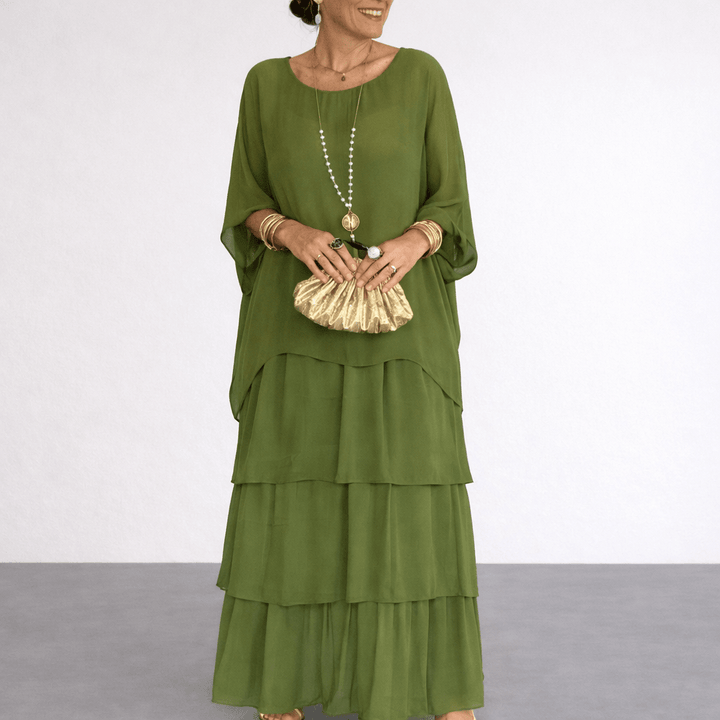 LARA™ | Elegant Flowing Maxi Dress