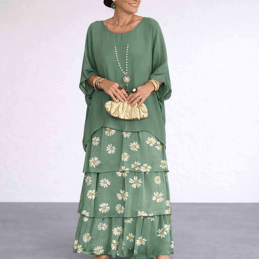 LARA™ | Elegant Flowing Maxi Dress