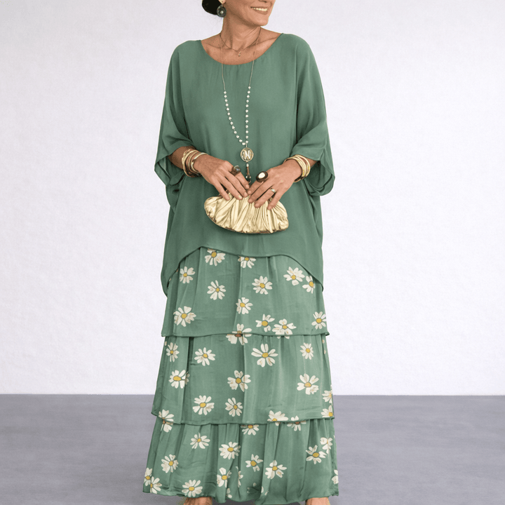 LARA™ | Elegant Flowing Maxi Dress