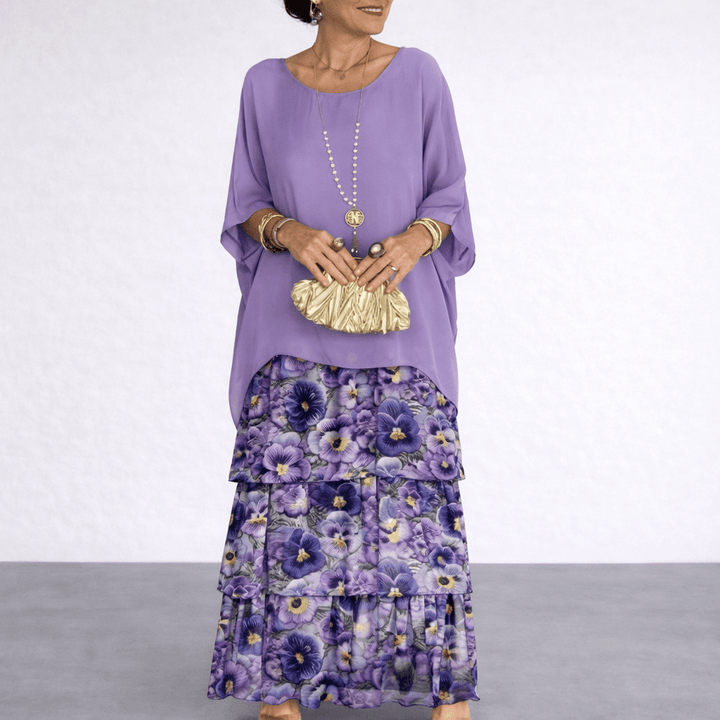 LARA™ | Elegant Flowing Maxi Dress