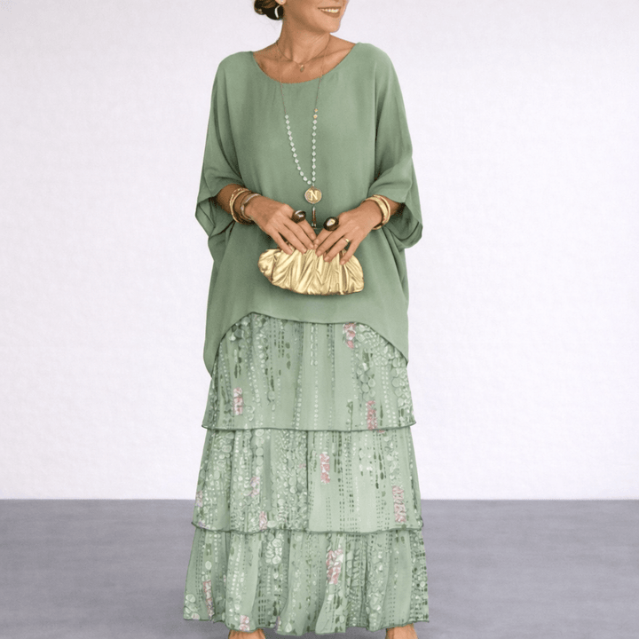 LARA™ | Elegant Flowing Maxi Dress