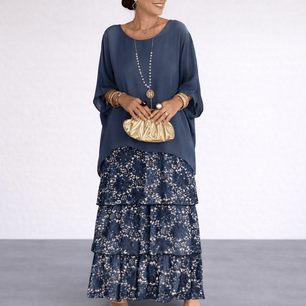 LARA™ | Elegant Flowing Maxi Dress