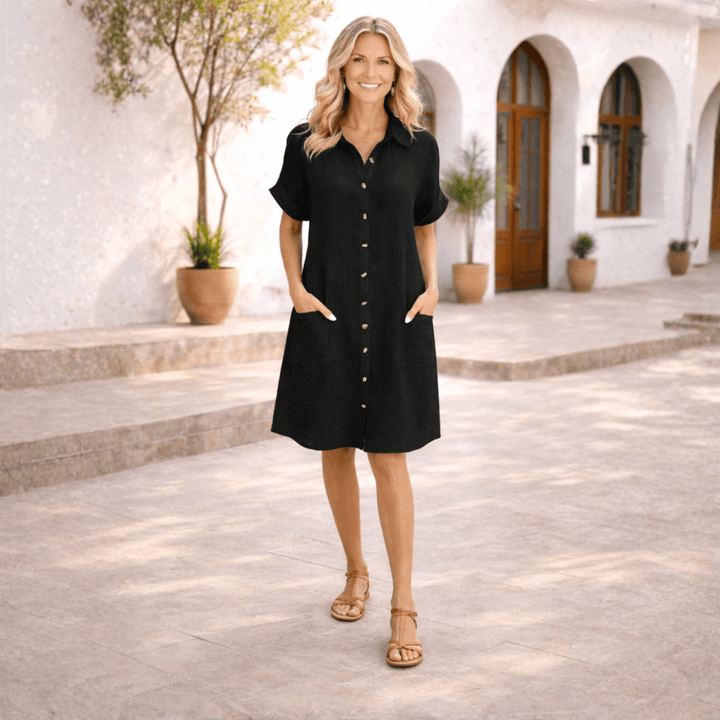 MILA™ | Casual Shirt Dress