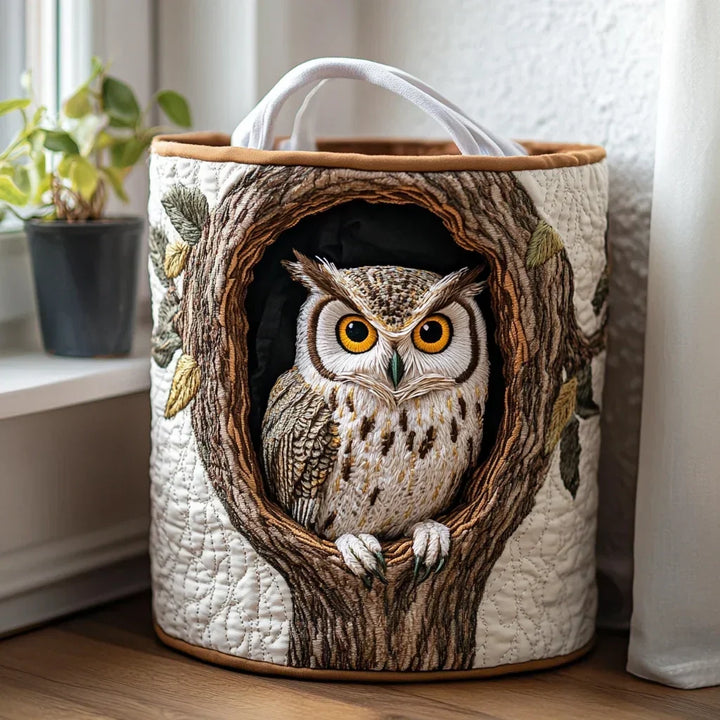 Sue | Hand-Quilted Laundry Basket