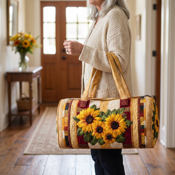 Warm Light Quilted Duffle Bag