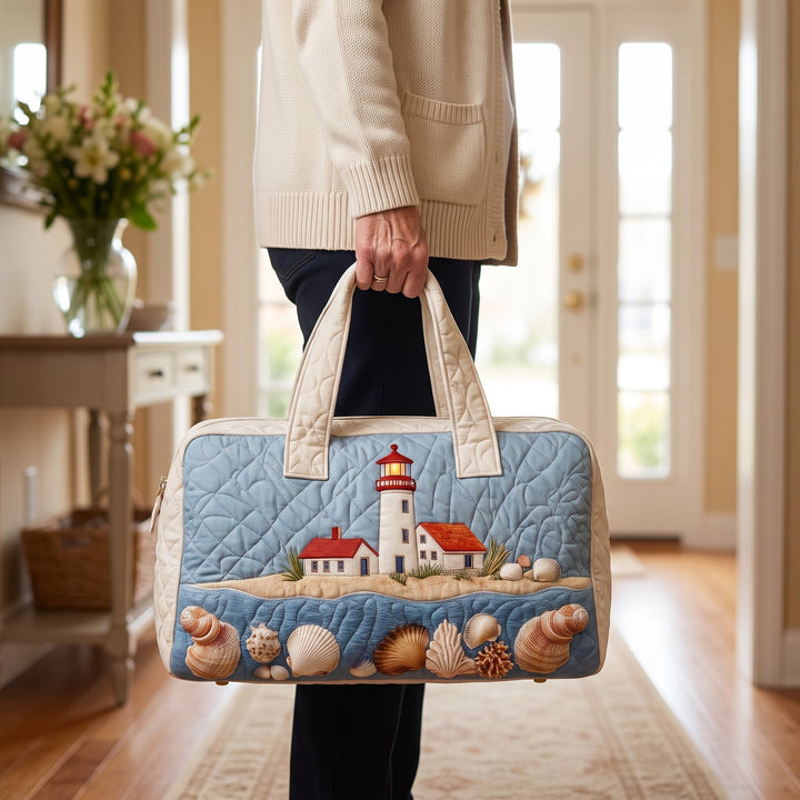 Seaside Glow Quilted Duffle Bag