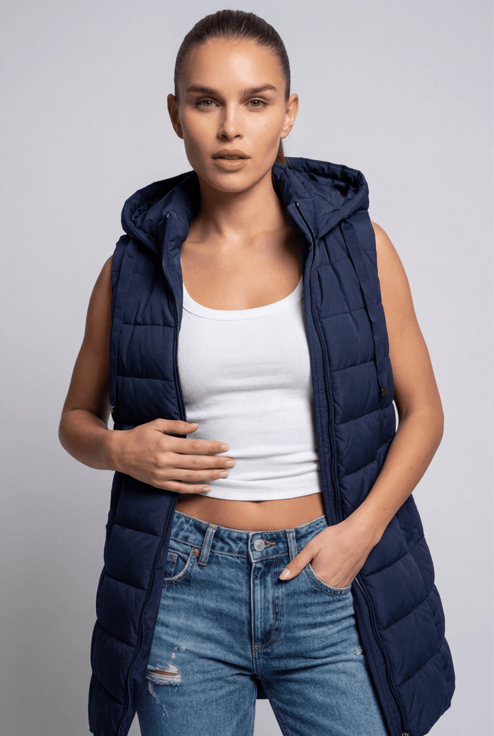 RAIN | Hood Long Puffer