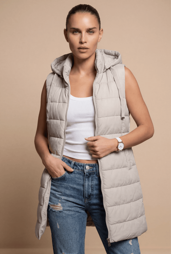 RAIN | Hood Long Puffer