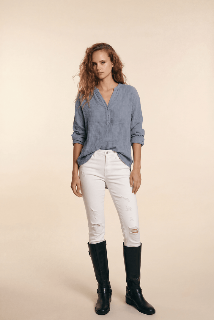 Ayla™ Casual V-Neck Blouse
