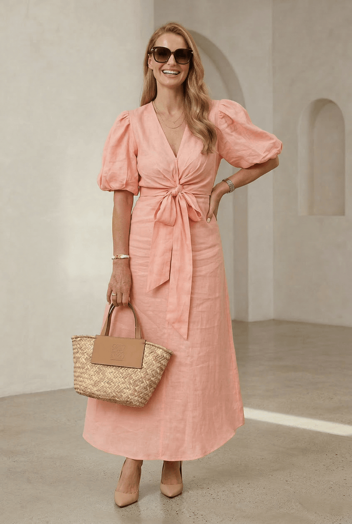 Amelie | Elegant Tie-Front