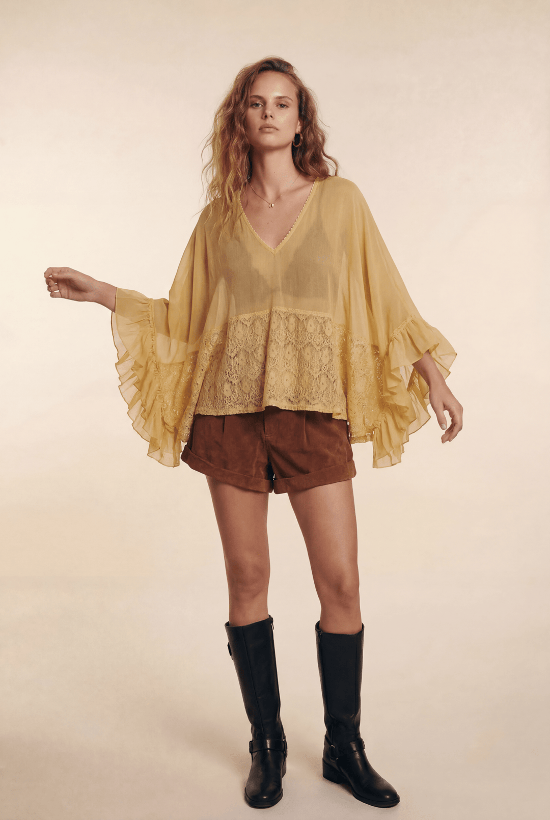 Leona | Classy V-Neck Cover-Up