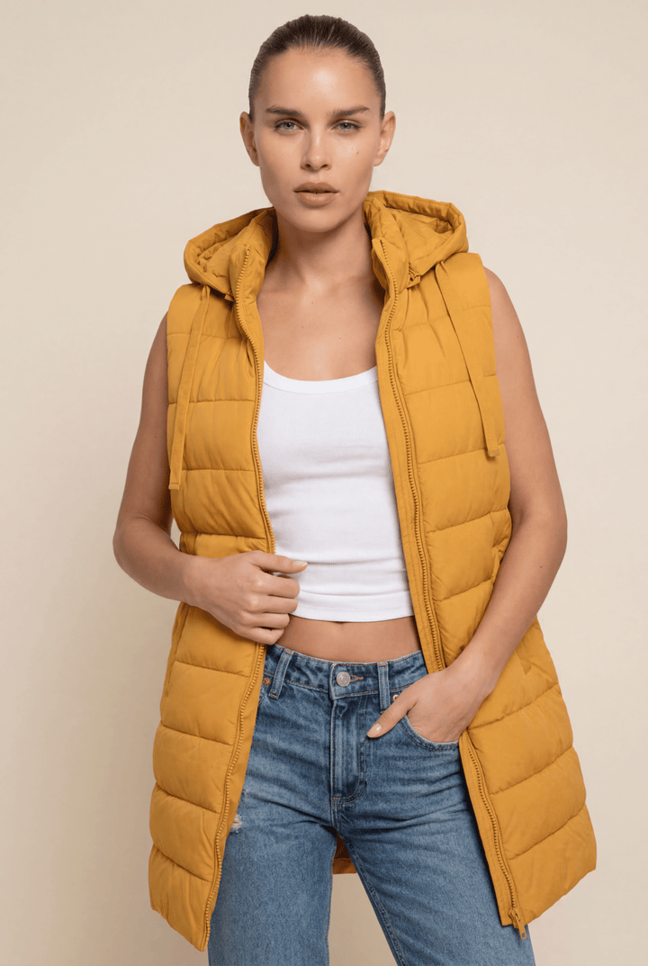 RAIN | Hood Long Puffer
