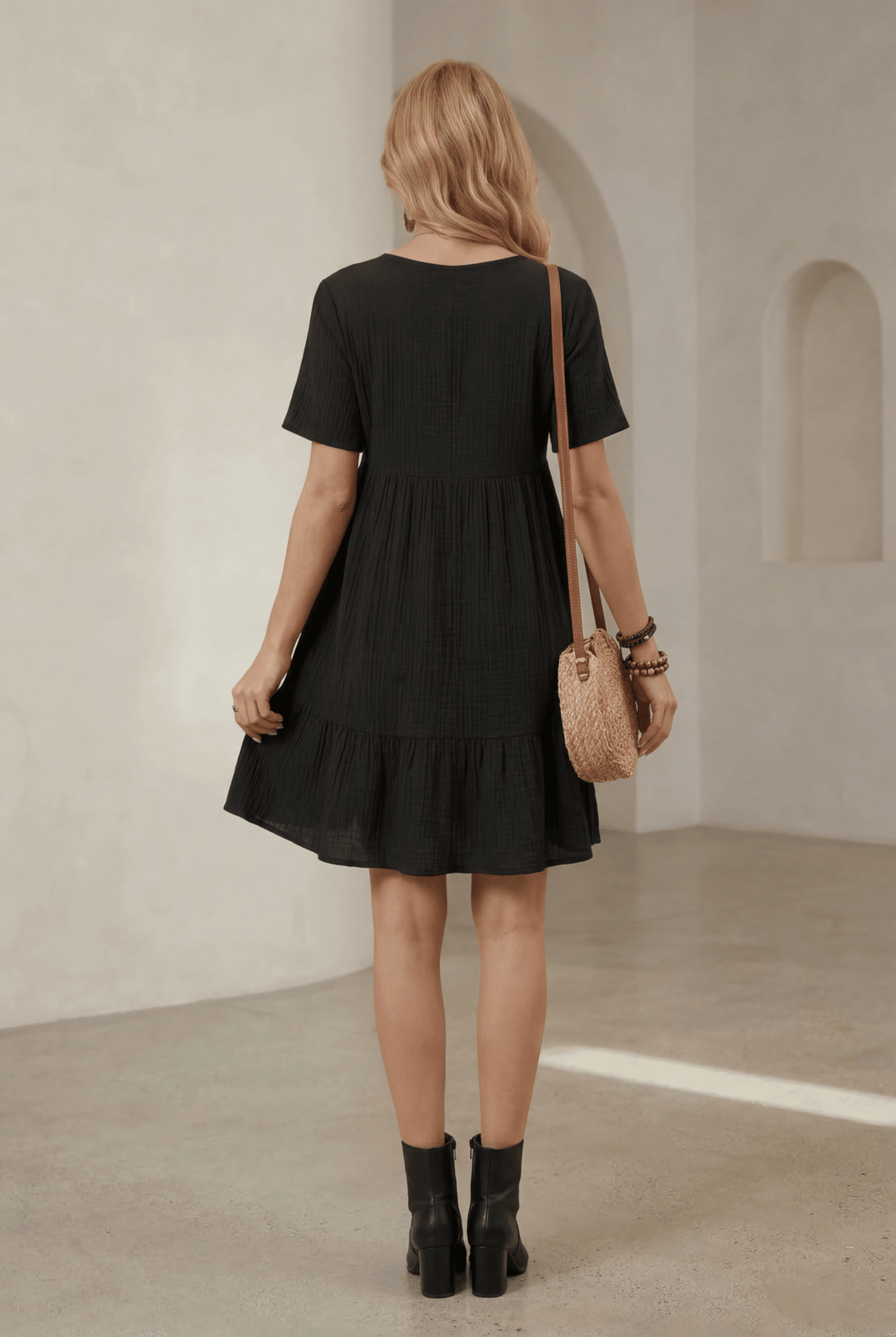 Elodie | Boho Mini Dress