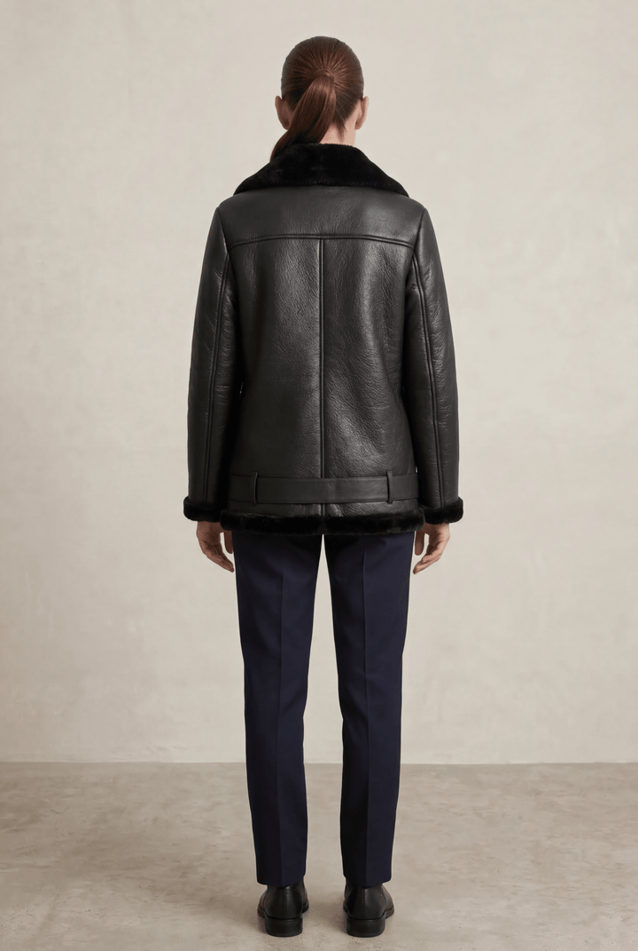 VERA | Shearling Biker Jacket