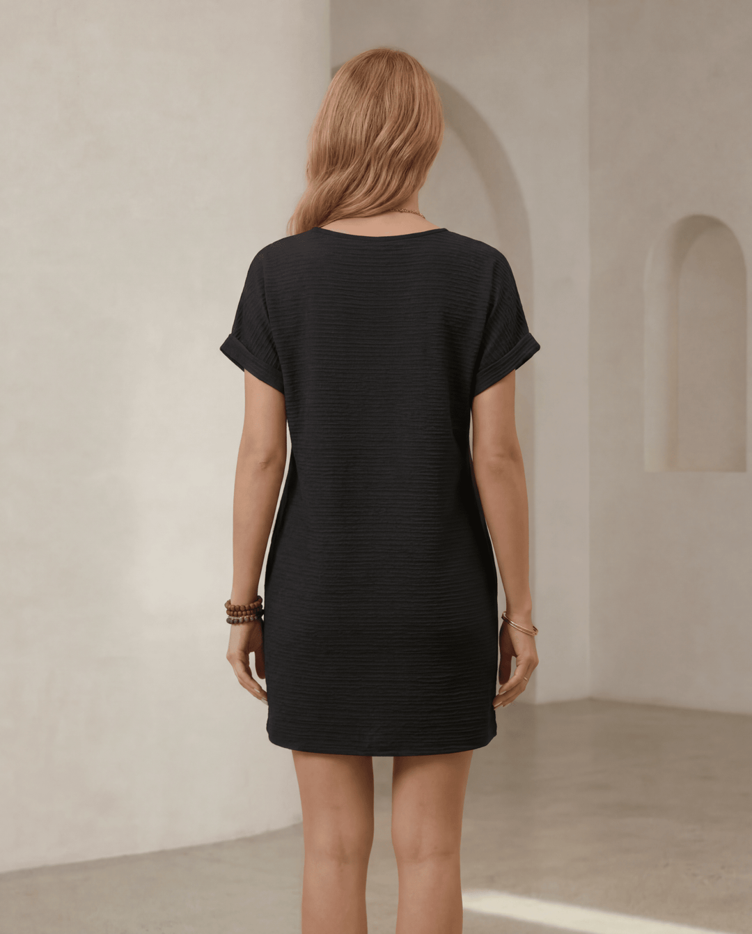 Livia | Casual Textured Mini Dress