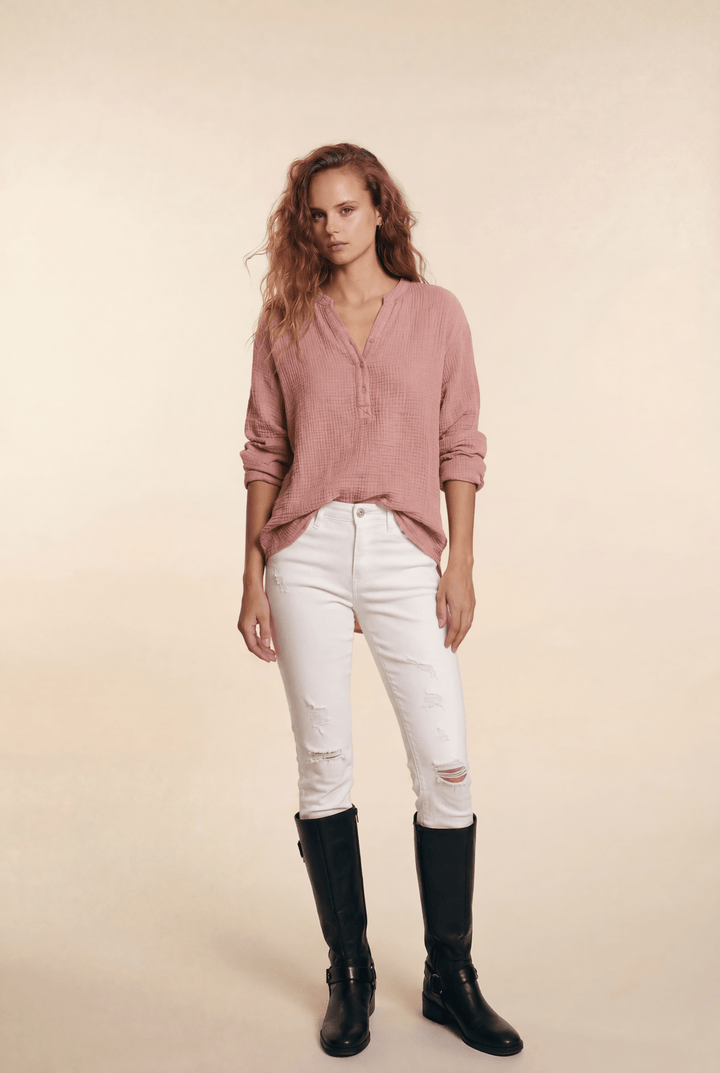 Ayla™ Casual V-Neck Blouse