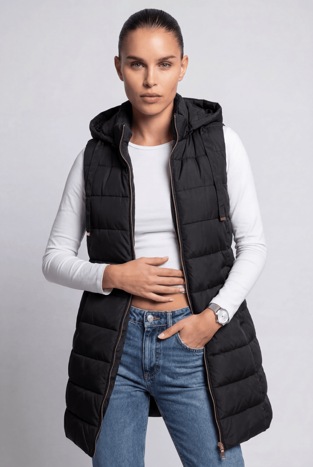 RAIN | Hood Long Puffer