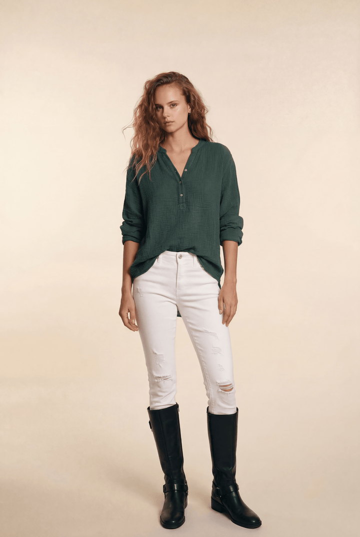 Ayla™ Casual V-Neck Blouse