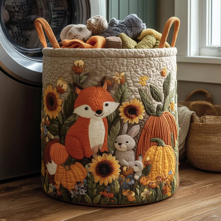 Sue | Hand-Quilted Laundry Basket