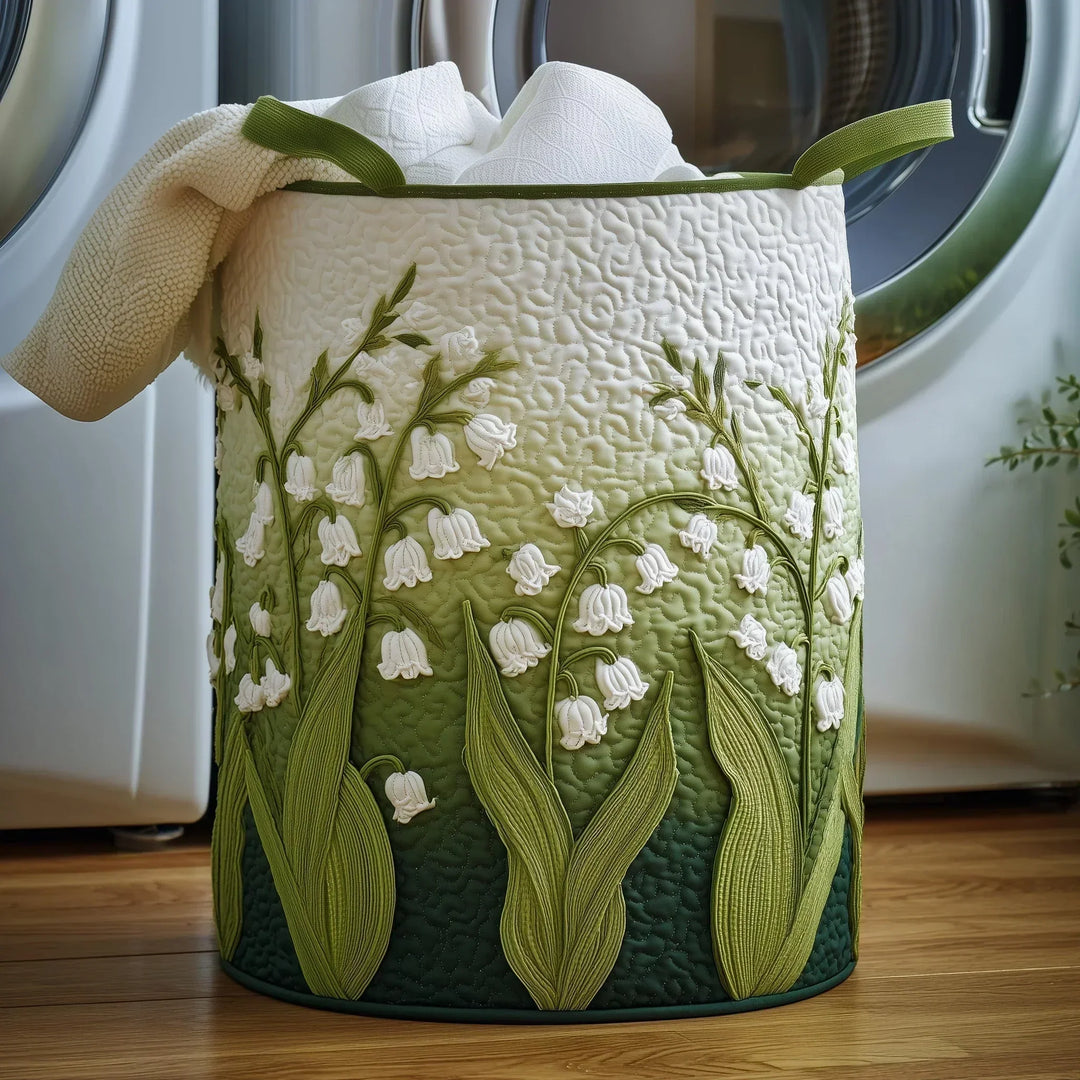 Sue | Hand-Quilted Laundry Basket