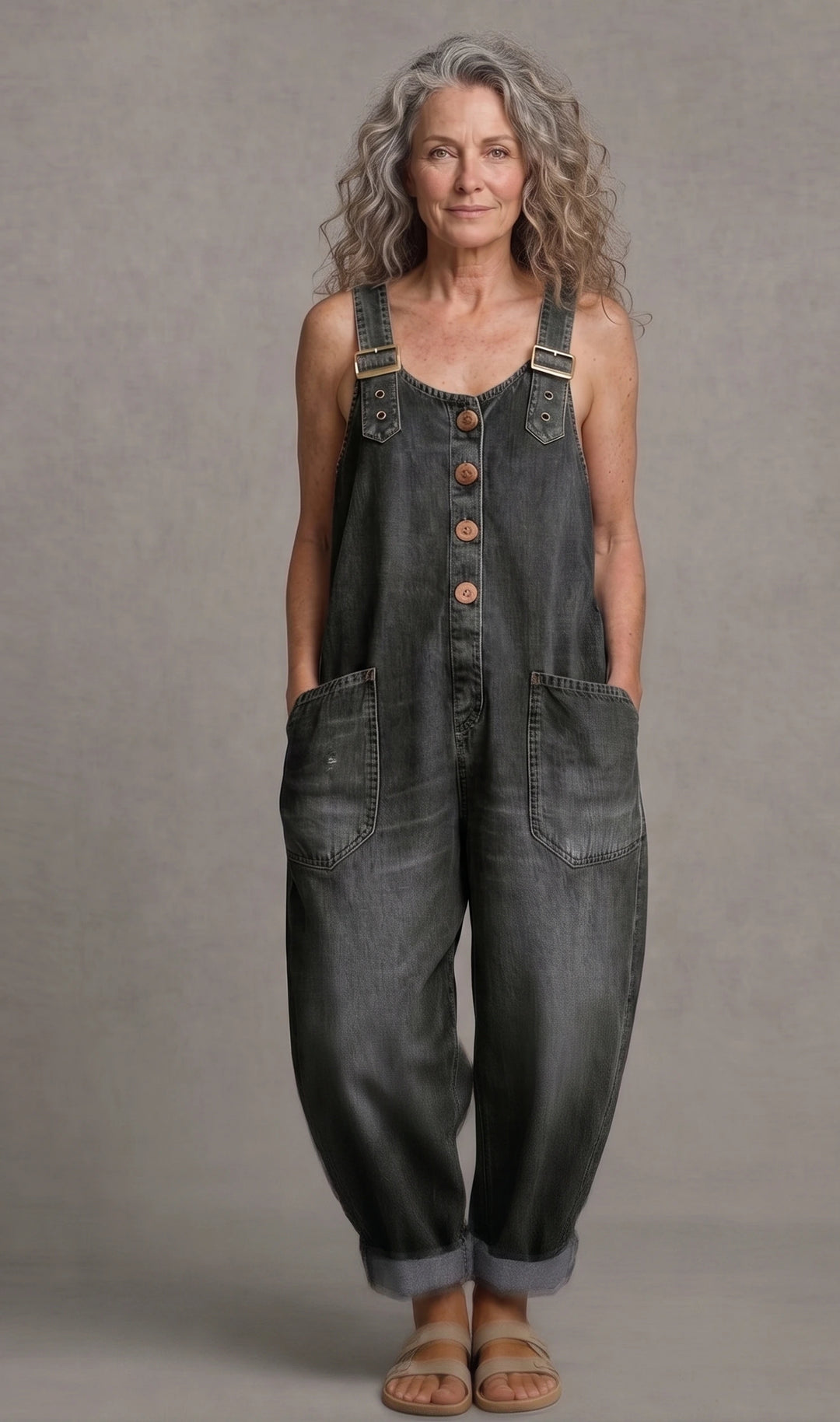 Molly - Women's Denim Jumpsuit