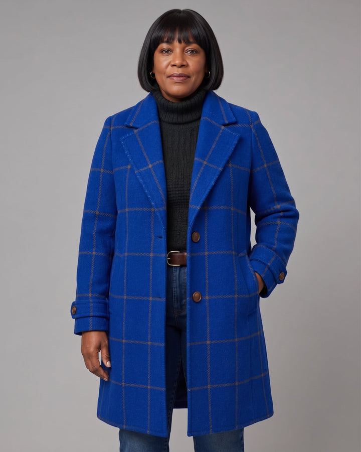 Bethany | Classic Checkered Coat