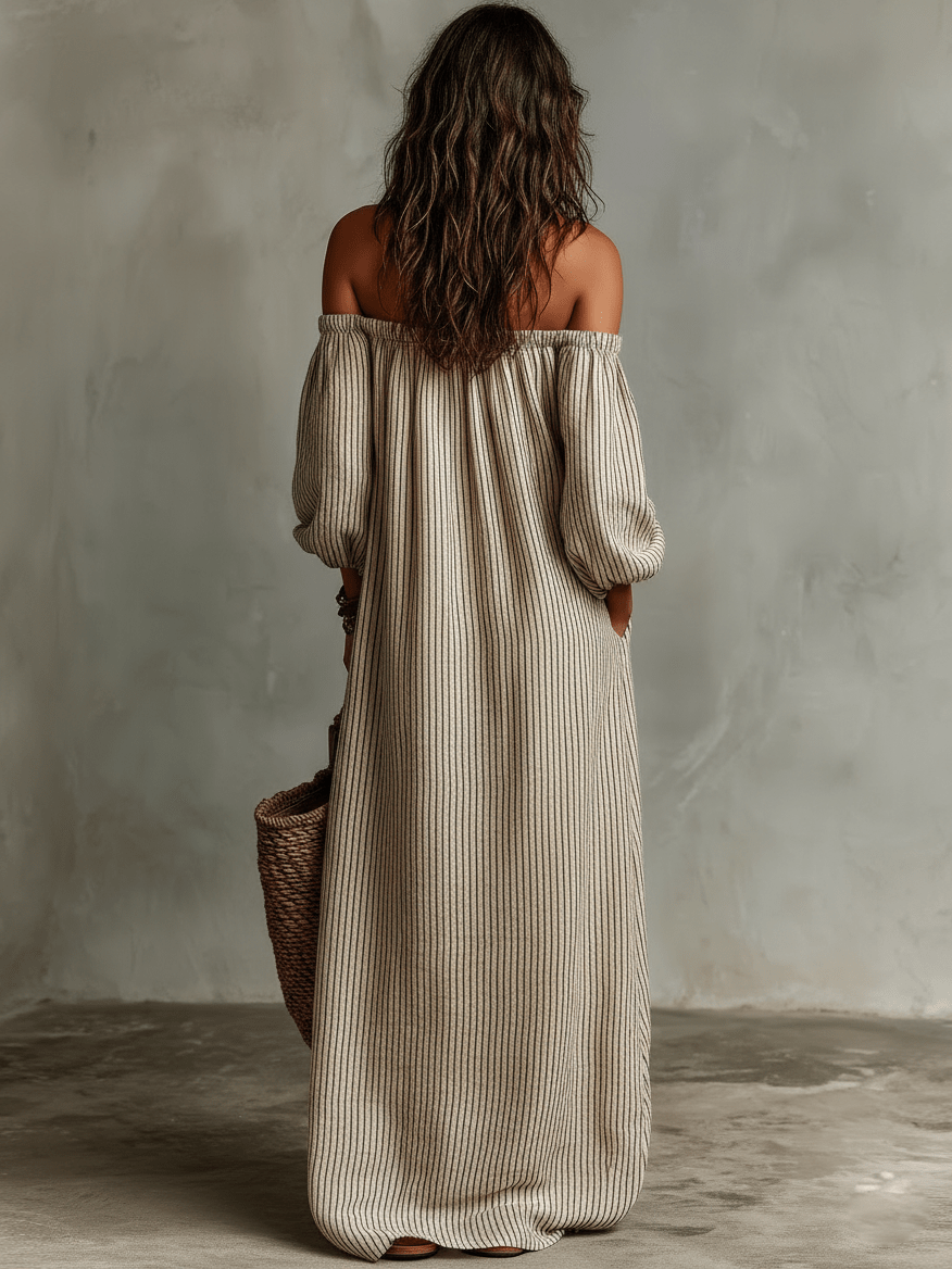 CARMEN | Long Off Shoulder Dress