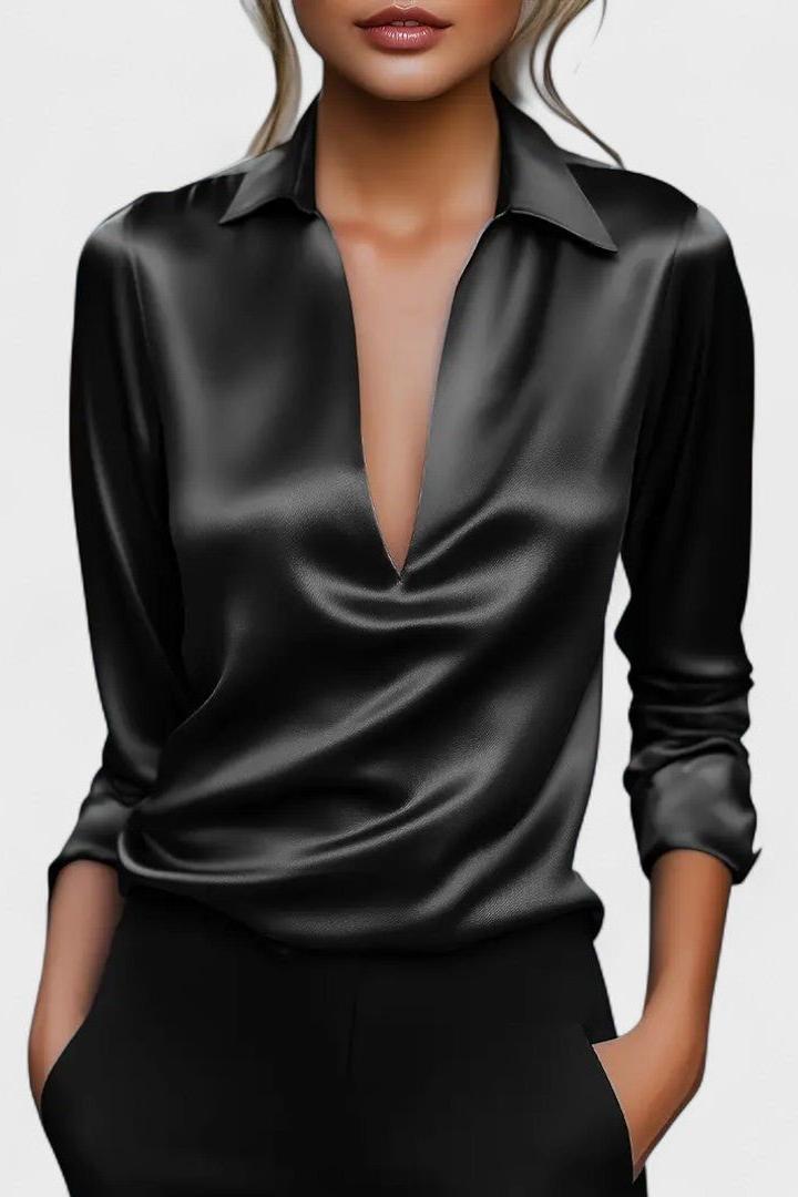 Ida | Satin Shirt