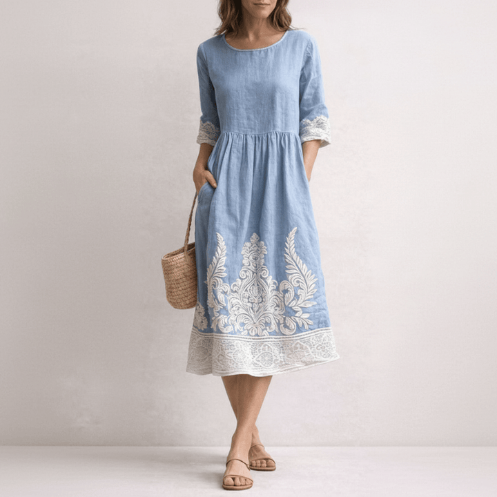 TIFFANY | Dress with Flower Print