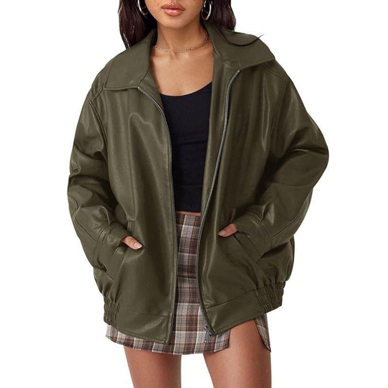 BRIONY™ - Stylish Oversized Motorcycle Jacket