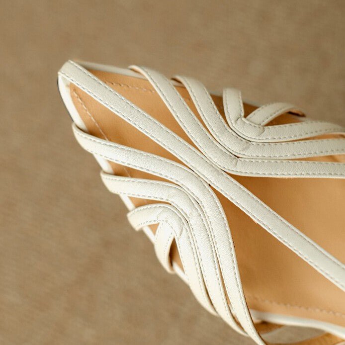 Elowen T-Strap Leather Heels