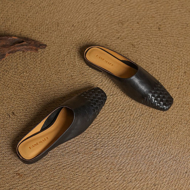 Viola Geniune Leather Mules