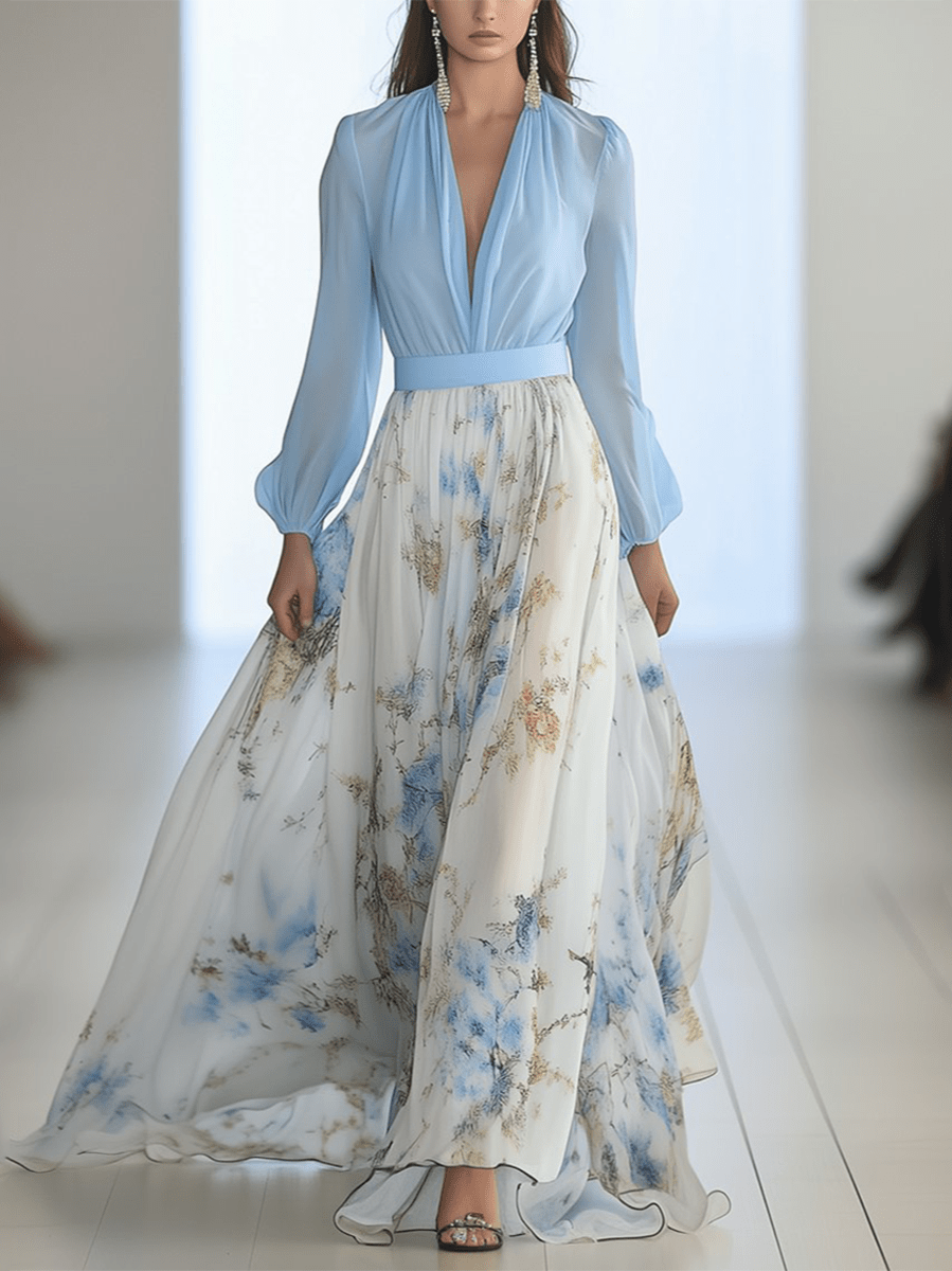 FIONA™ |  Beautiful Maxi Dress with Floral Print