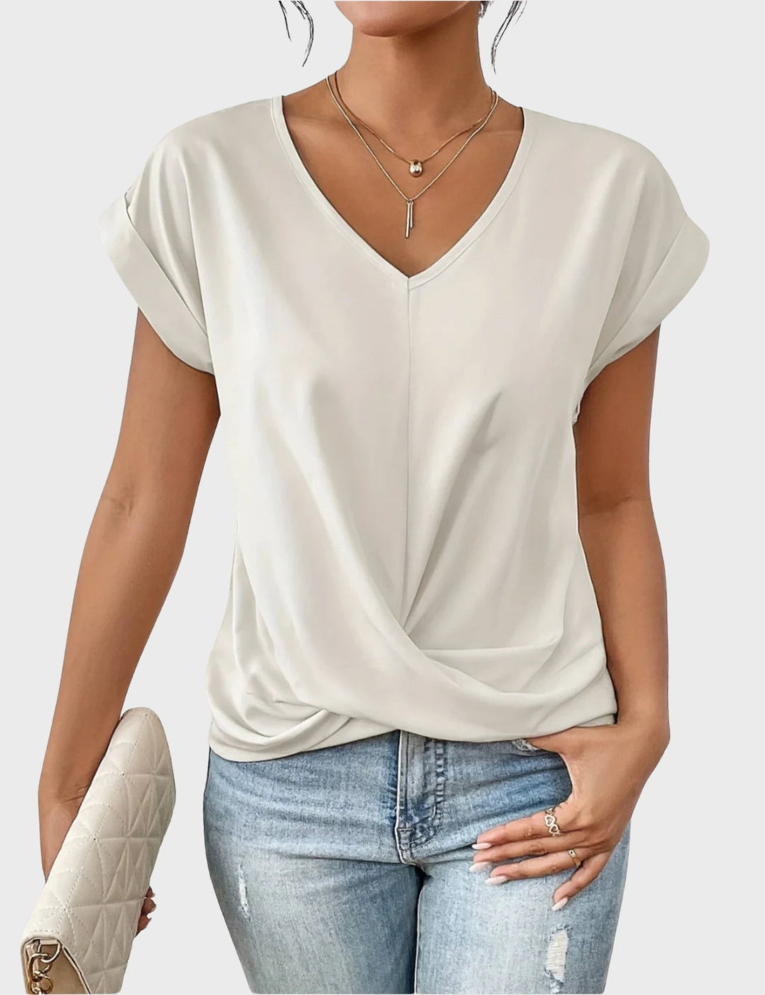 Niamh | Casual V-Neck Top