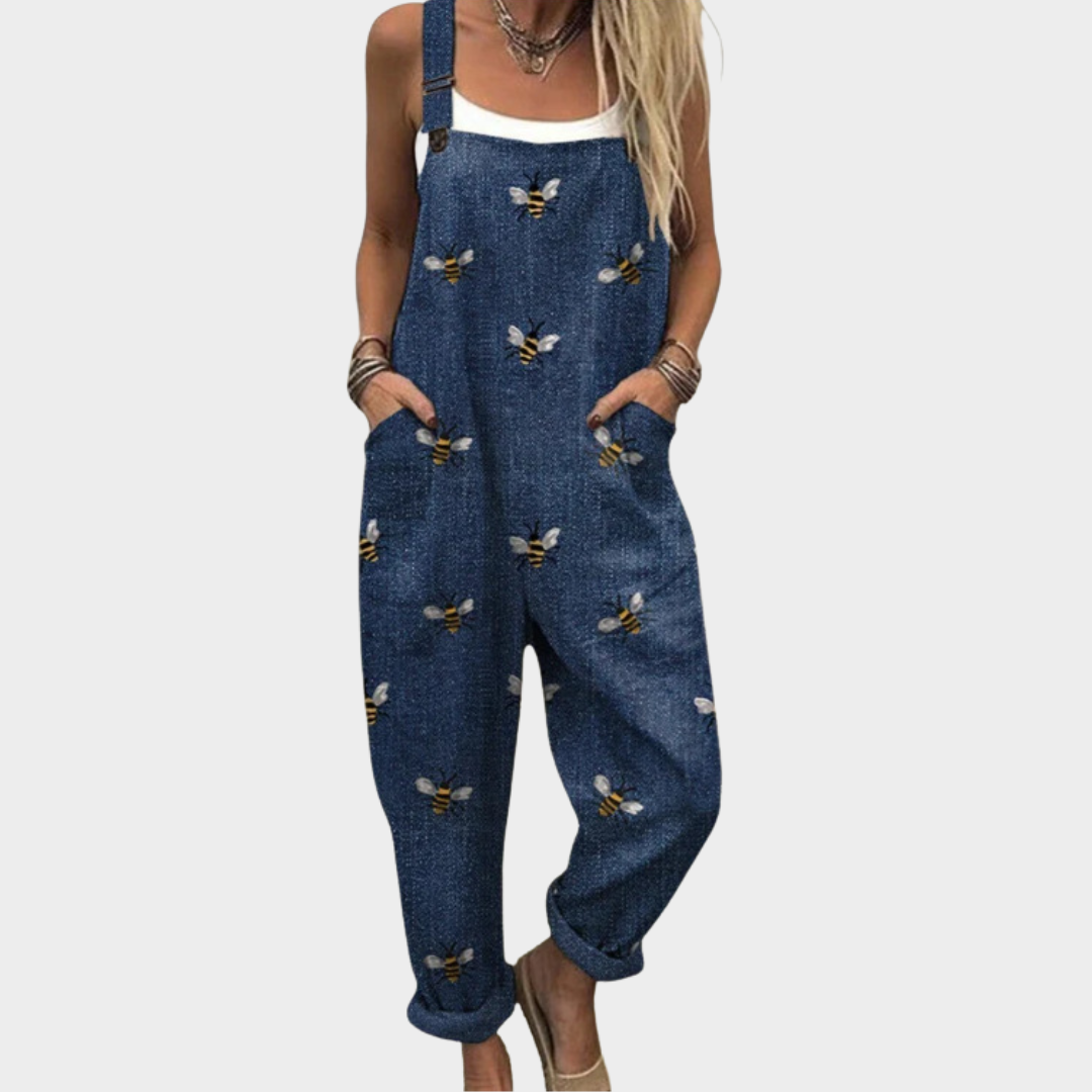 Cozy Patterned Jumpsuit