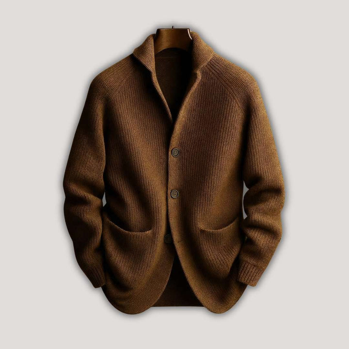 Sil | Cord Cardigan For Men