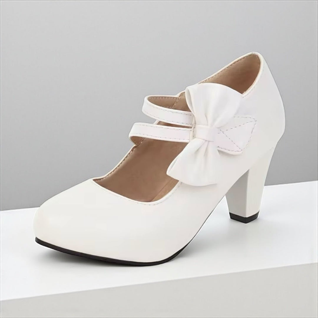 BELLA BOW HEELS