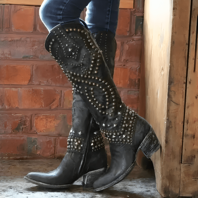 Monroe | Women Western Knee-High Boots