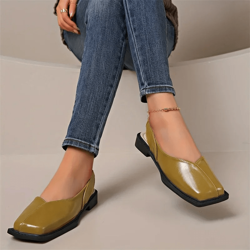 Mila Leather Flats