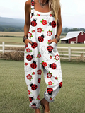 Ladybug Lane Dungarees