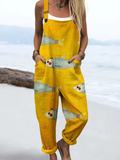 Sunny Swimmer Dungarees