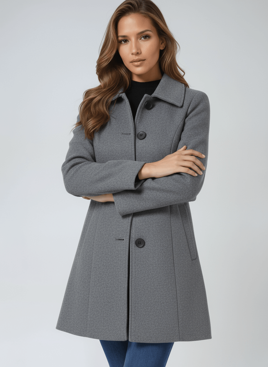 Josephine | Single Breasted Winter Trench Coat