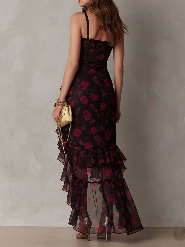 BELLTHORNE | FLORAL RUFFLE DRESS FOR WOMEN