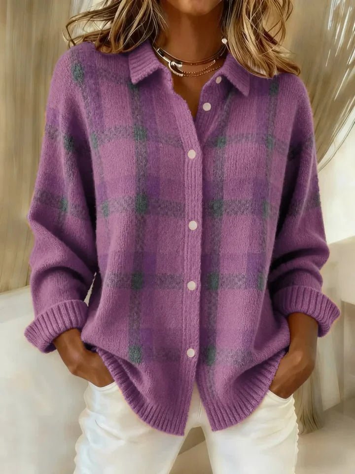 Brinovelle - Chic and Cozy Checkered Vest