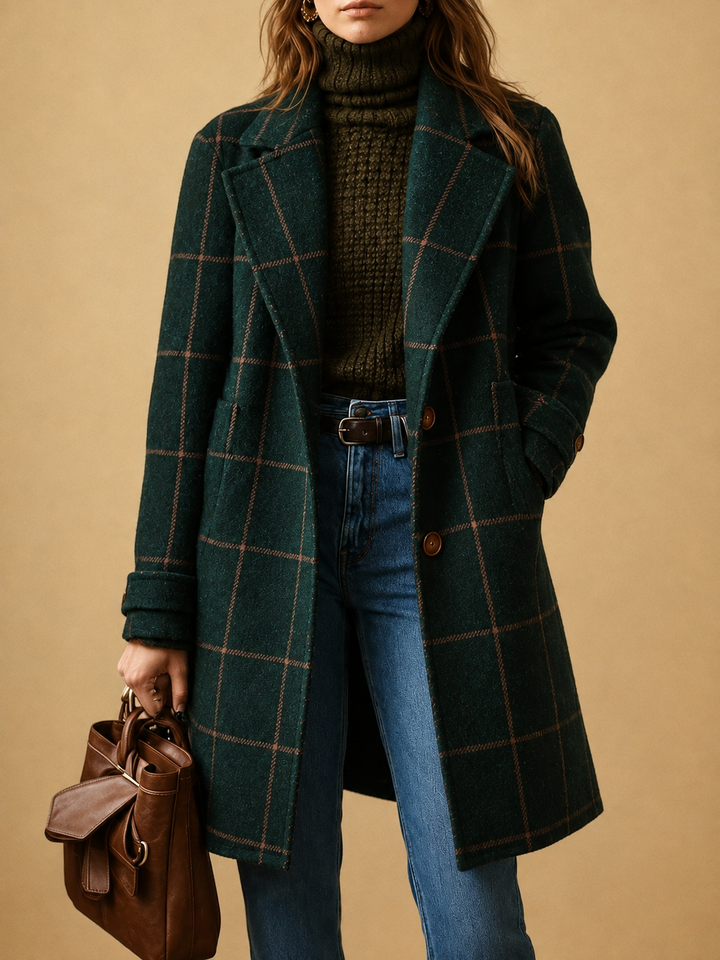 Bethany | Plaid Coat for Women