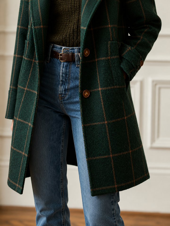 Bethany | Plaid Coat for Women